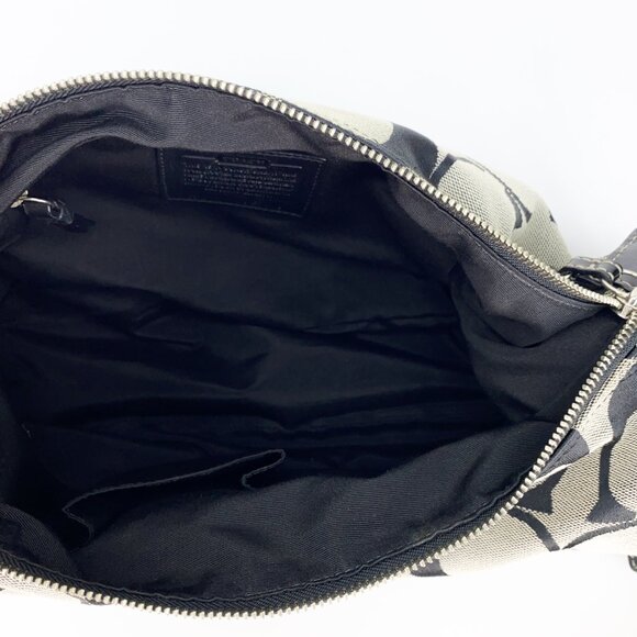COACH Hobo Signature Stripe Canvas Shoulder bag - E1094-F15197 - Picture 3 of 15